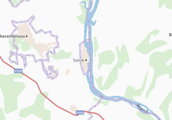 Karte Stadtplan Svirsk