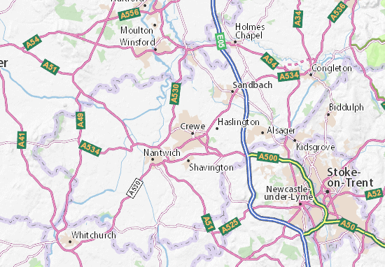 Crewe Map