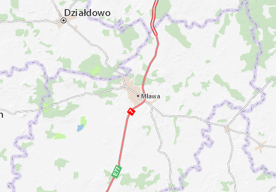 Mława Map