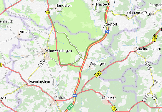 Mapa Behringen