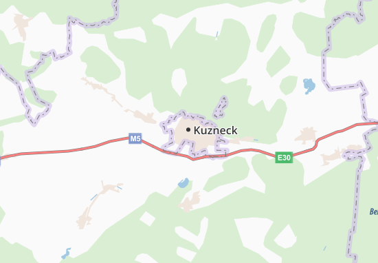 Mapa Kuzneck
