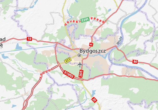 Karte Stadtplan Bydgoszcz