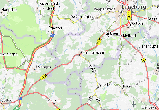 Amelinghausen Map