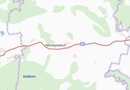 Kaart Plattegrond Nikolayevka