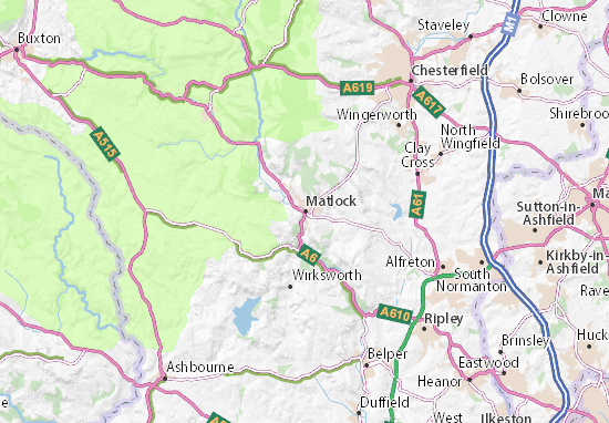 Matlock Map