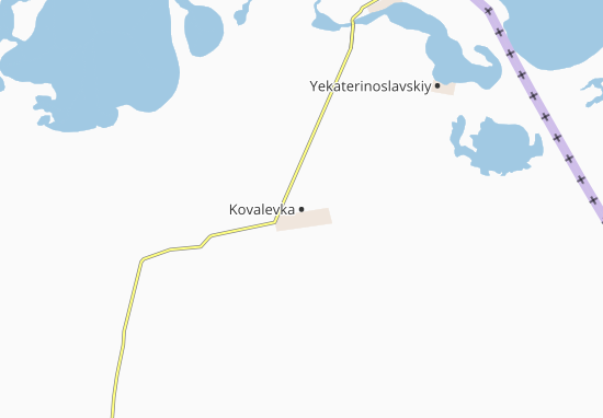 Mapa Kovalevka