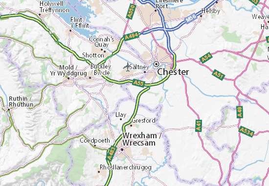 Dodleston old map Cheshire 1913: 46NW Gorstella Balderton 