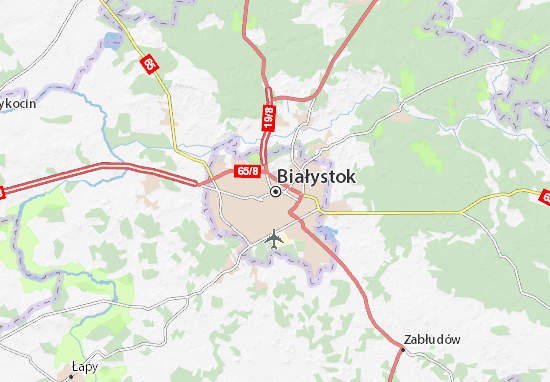 Białystok Map