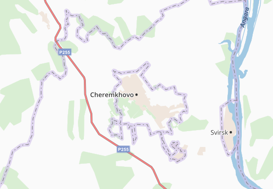 Karte Stadtplan Cheremkhovo