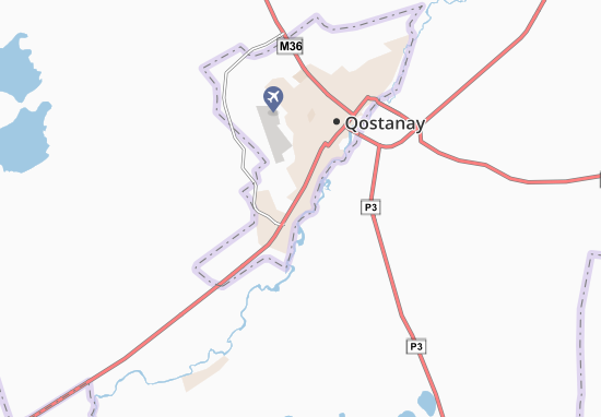 Karte Stadtplan Krasno-partizanskiy