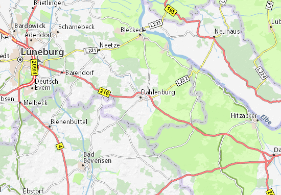 Dahlenburg Map