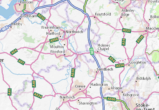 Middlewich Map