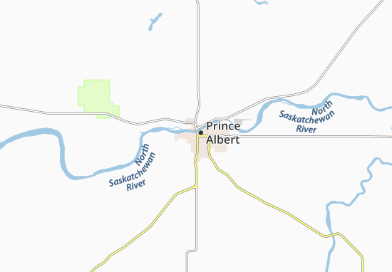Karte Stadtplan Prince Albert