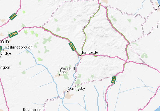 Mapa Horncastle
