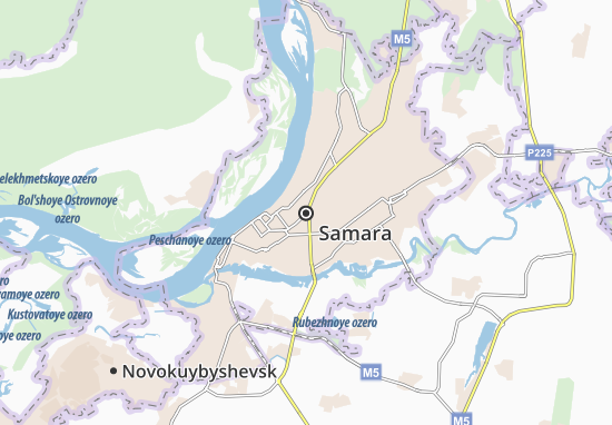 Karte Stadtplan Samara