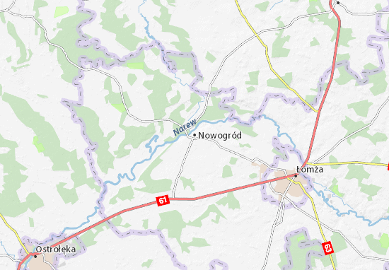 Karte Stadtplan Nowogród