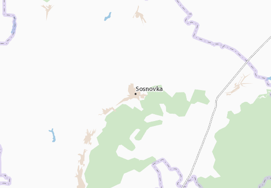 Kaart Plattegrond Sosnovka