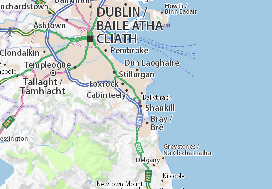 Kaart Plattegrond Loughlinstown