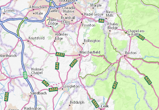 Macclesfield Map