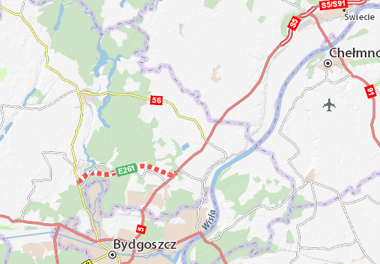 Karte Stadtplan Dobrcz