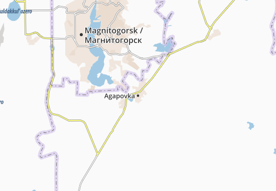 Mapa Agapovka