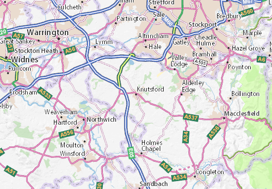 Knutsford Map