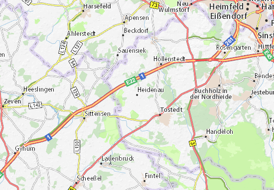 Heidenau Map