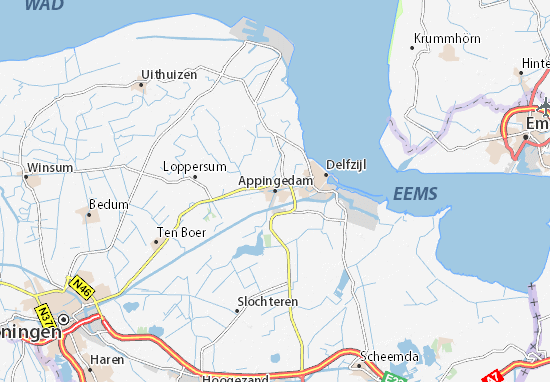 Appingedam Map