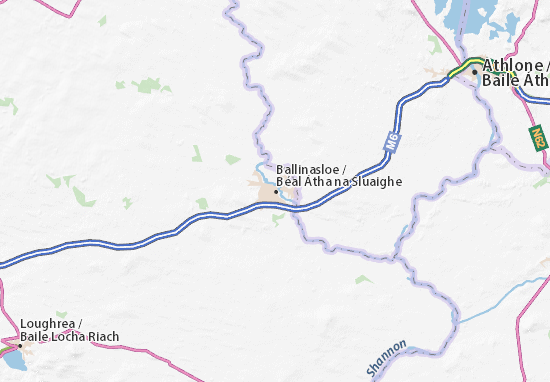 Karte Stadtplan Ballinasloe