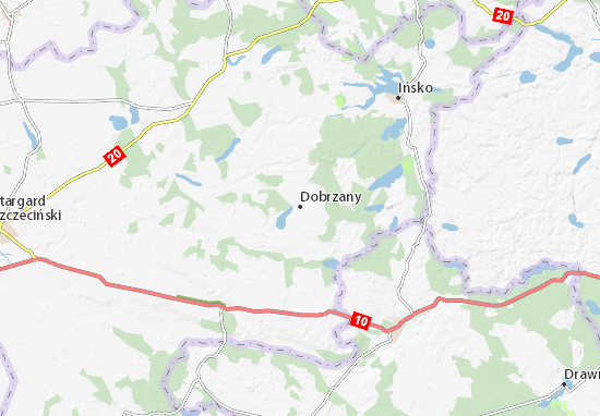 Kaart Plattegrond Dobrzany