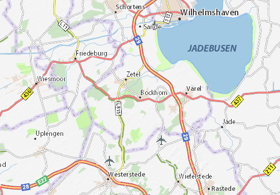 Kaart Plattegrond Bockhorn