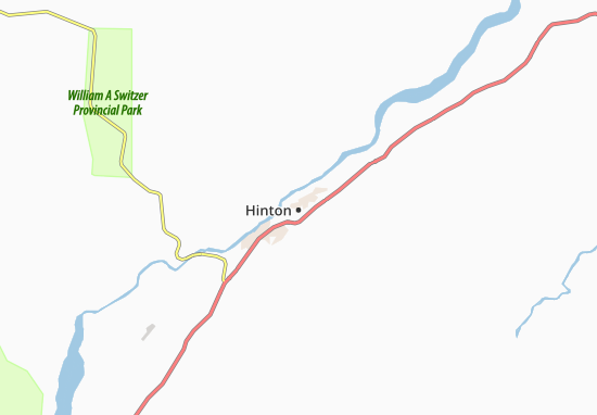 Karte Stadtplan Hinton