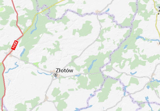 Karte Stadtplan Zakrzewo
