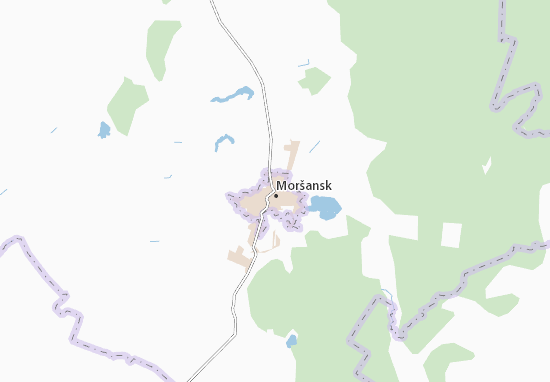Karte Stadtplan Moršansk