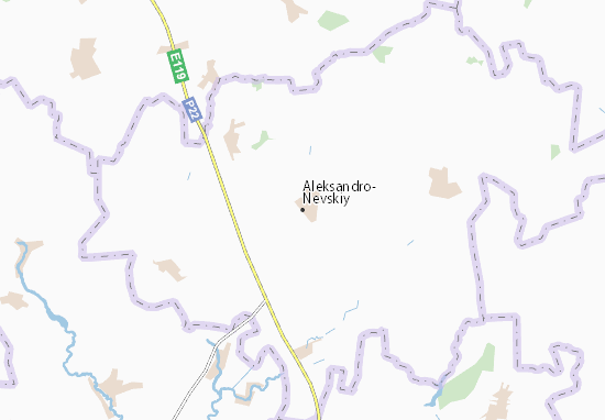 Mapa Aleksandro-Nevskiy