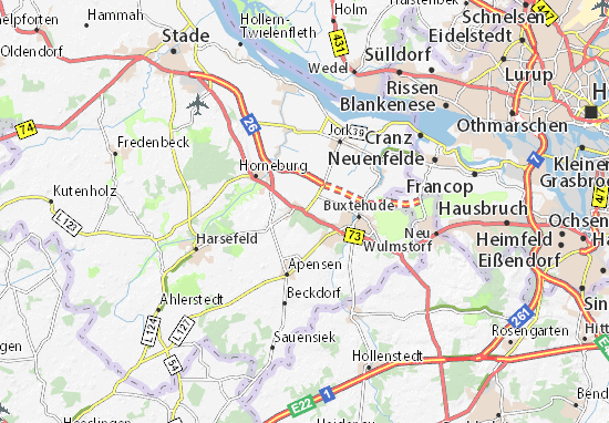 Karte Stadtplan Neukloster