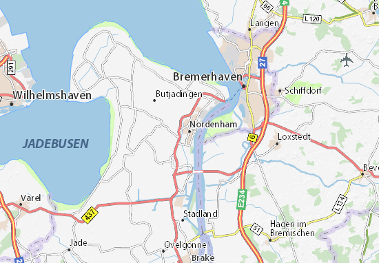 Nordenham Map