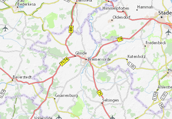 Karte Stadtplan Bremervörde