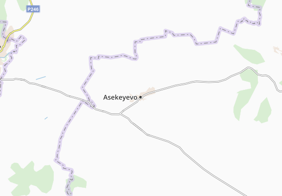Karte Stadtplan Asekeyevo
