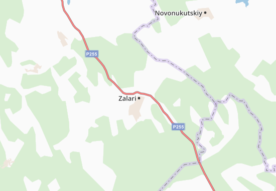 Mapa Zalari
