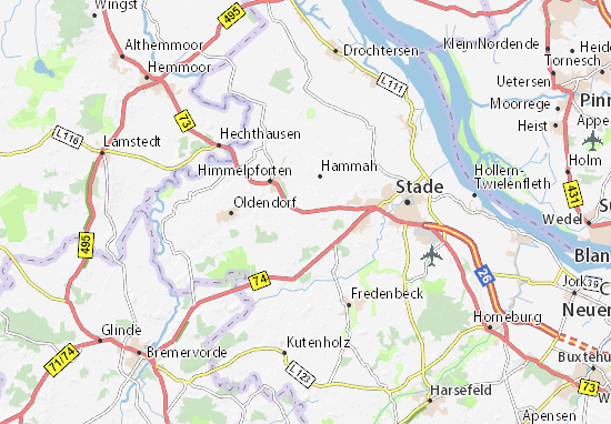 Karte Stadtplan Düdenbüttel