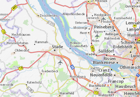 Hollern-Twielenfleth Map