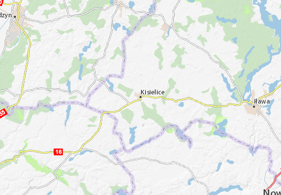 Karte Stadtplan Kisielice