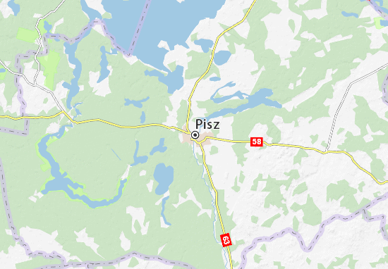 Pisz Map