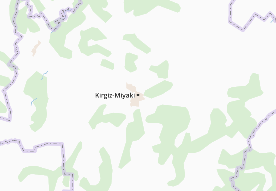 Kaart Plattegrond Kirgiz-Miyaki