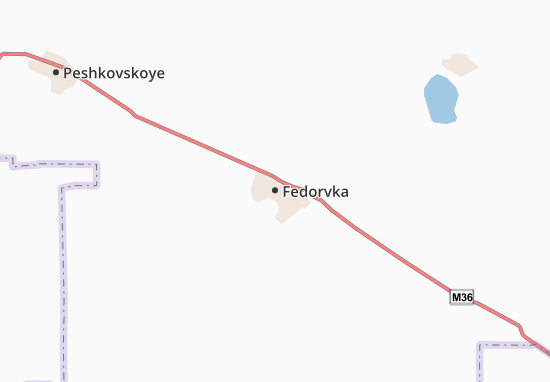 Kaart Plattegrond Fedorvka
