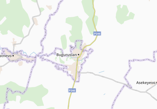 Kaart Plattegrond Buguruslan