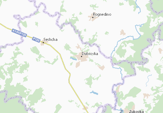 Kaart Plattegrond Dubrovka