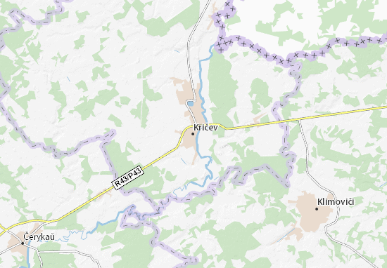 Karte Stadtplan Kričev