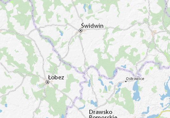 Karte Stadtplan Brzeźno